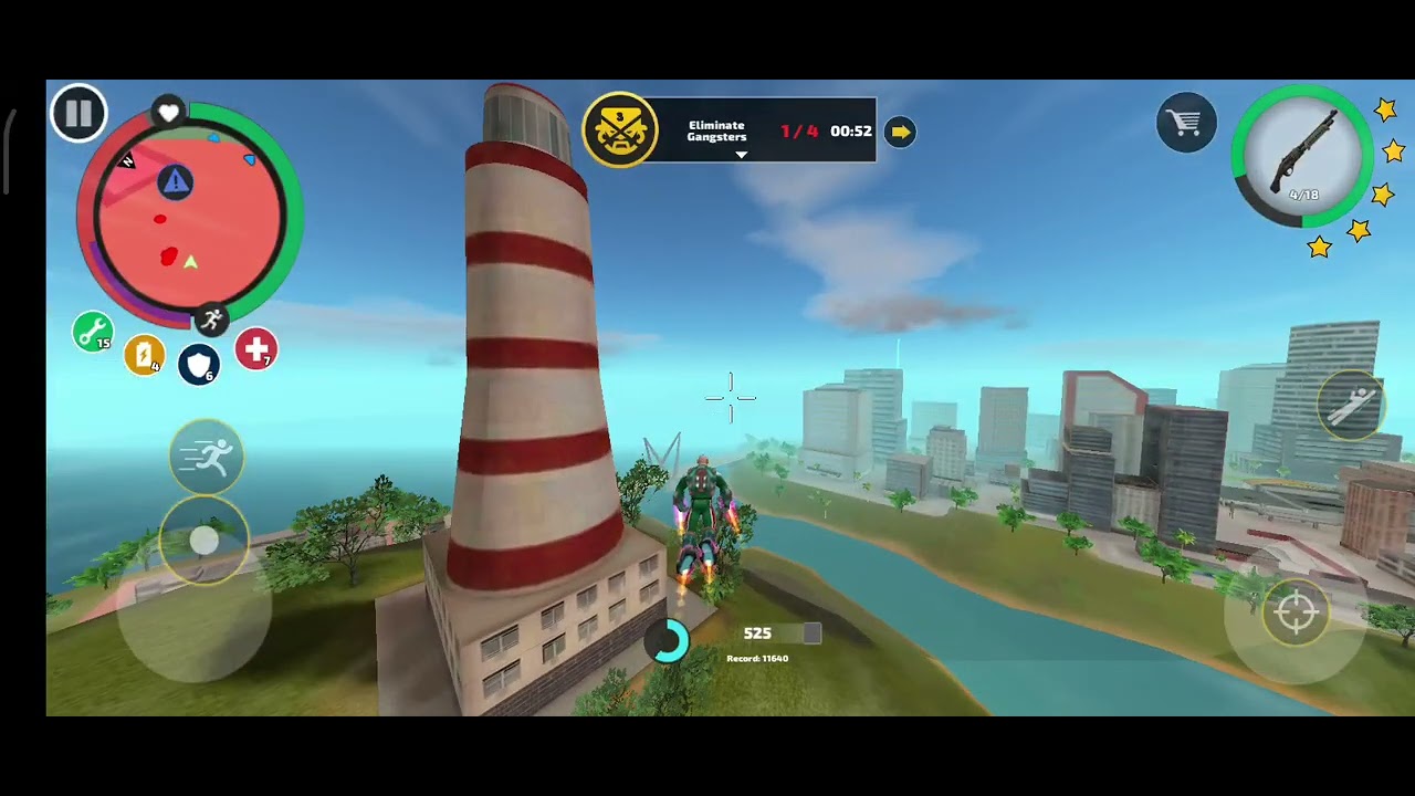 How to play rope hero game🗡 💢 #ropeherovicetown #gta #ropeherogaming #androidgames #ropeheromissions