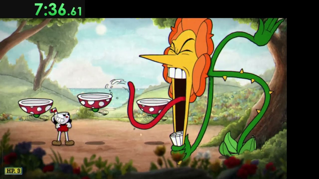 【提出物】Cuphead RTA OneGun(Lobber) 38:33.71