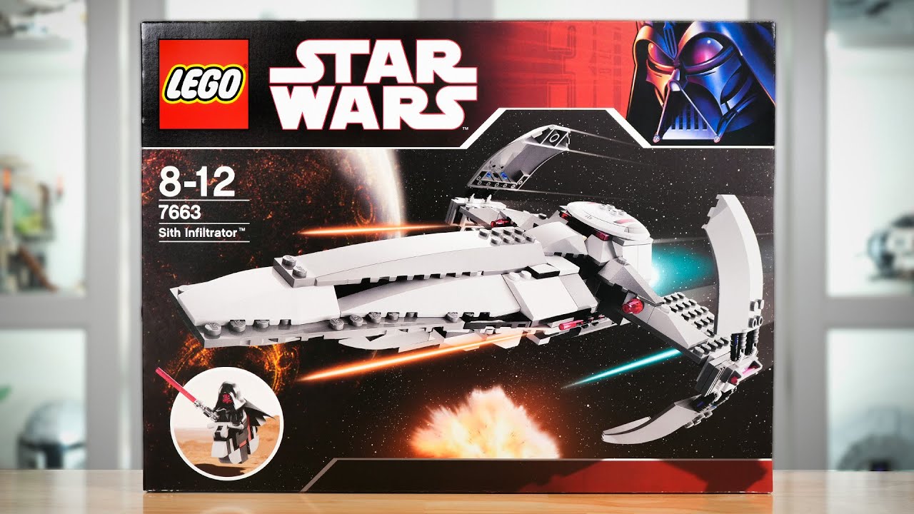 Обзор LEGO Star Wars 7663 SITH INFILTRATOR! (2007)