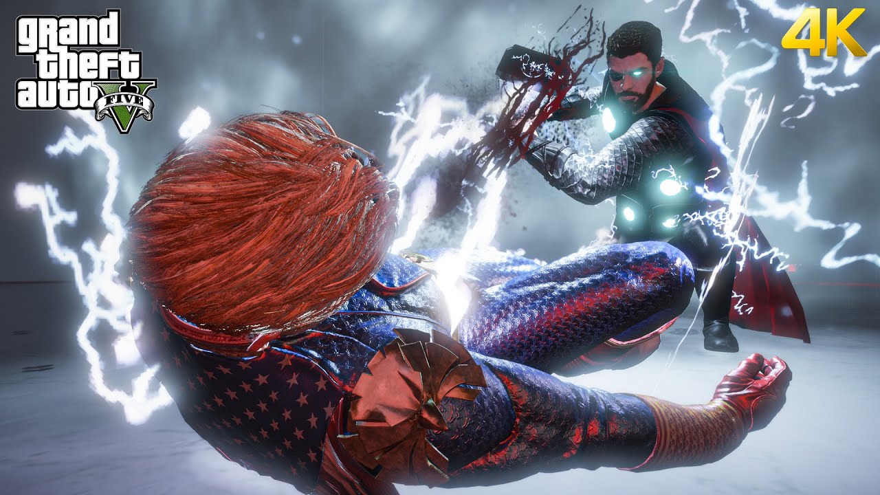 GTA 5 - Thor VS Homelander | Epic Death Battle!