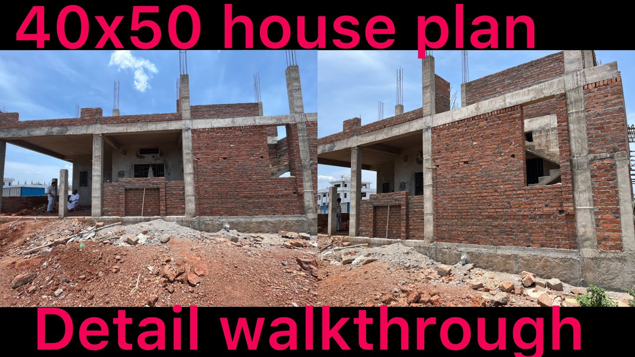 40x50 feet west face house plan detail walkthrough | 3 b h k house | @HajiconstructionS