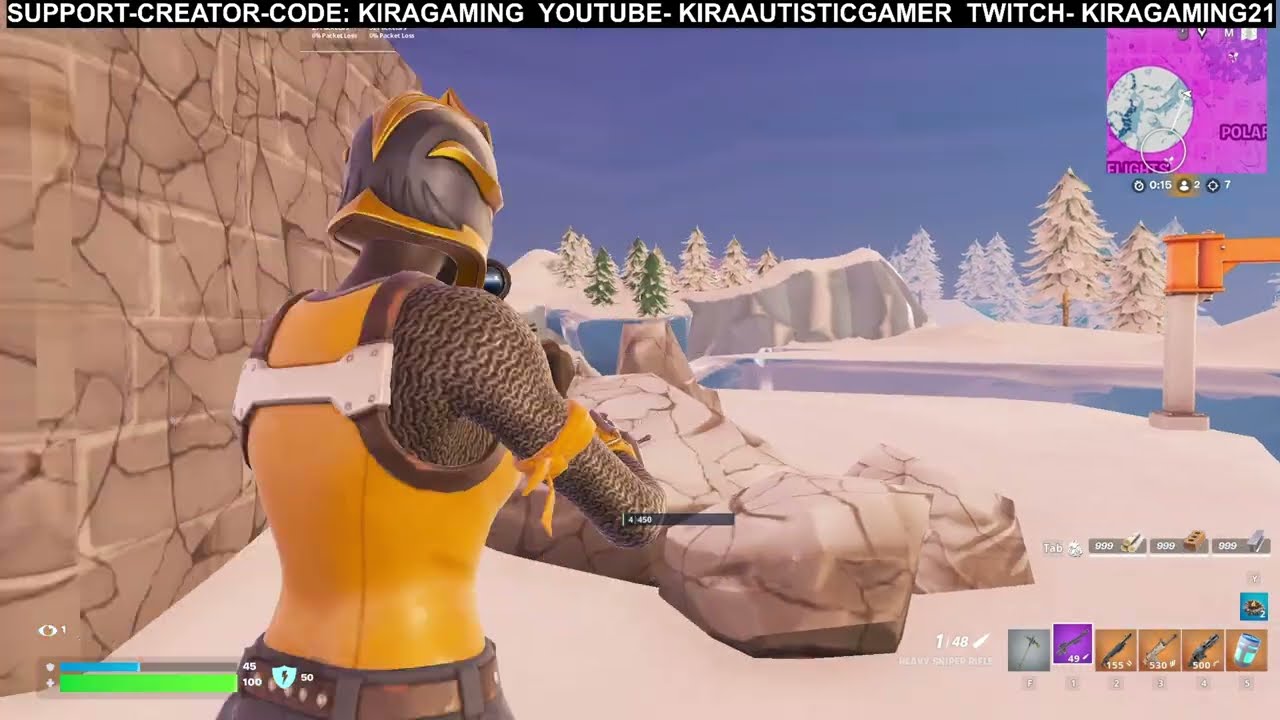 Fortnite OG Chapter 1 Season 7 Solo Zero Build Highlight on PC #4 (so close to get a win)