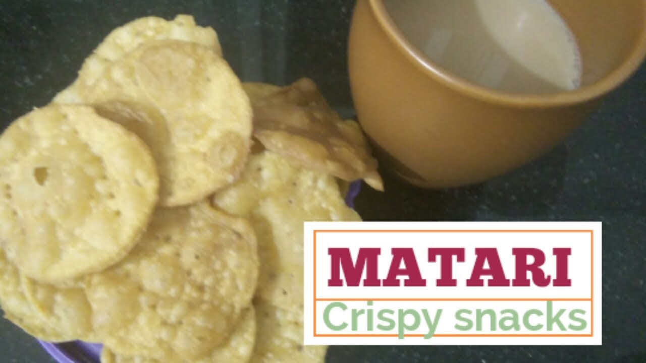 Matari | how to make crispy matari | Crispy matari | Snacks for kids | tea snacks