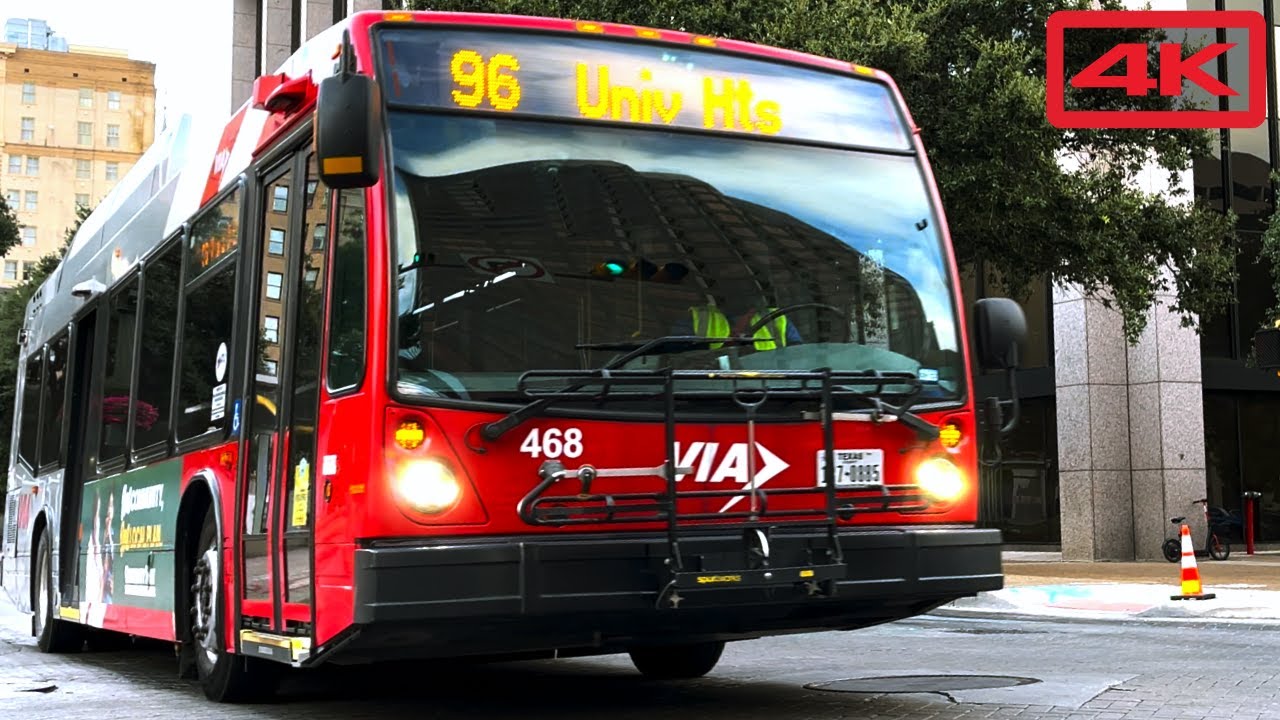 San Antonio VIA Metropolitan Transit Buses, 4K