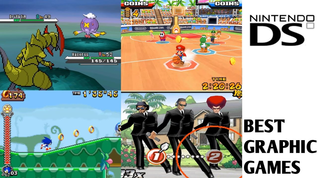 Top 50 Best Graphics Games for NDS [Recommended]