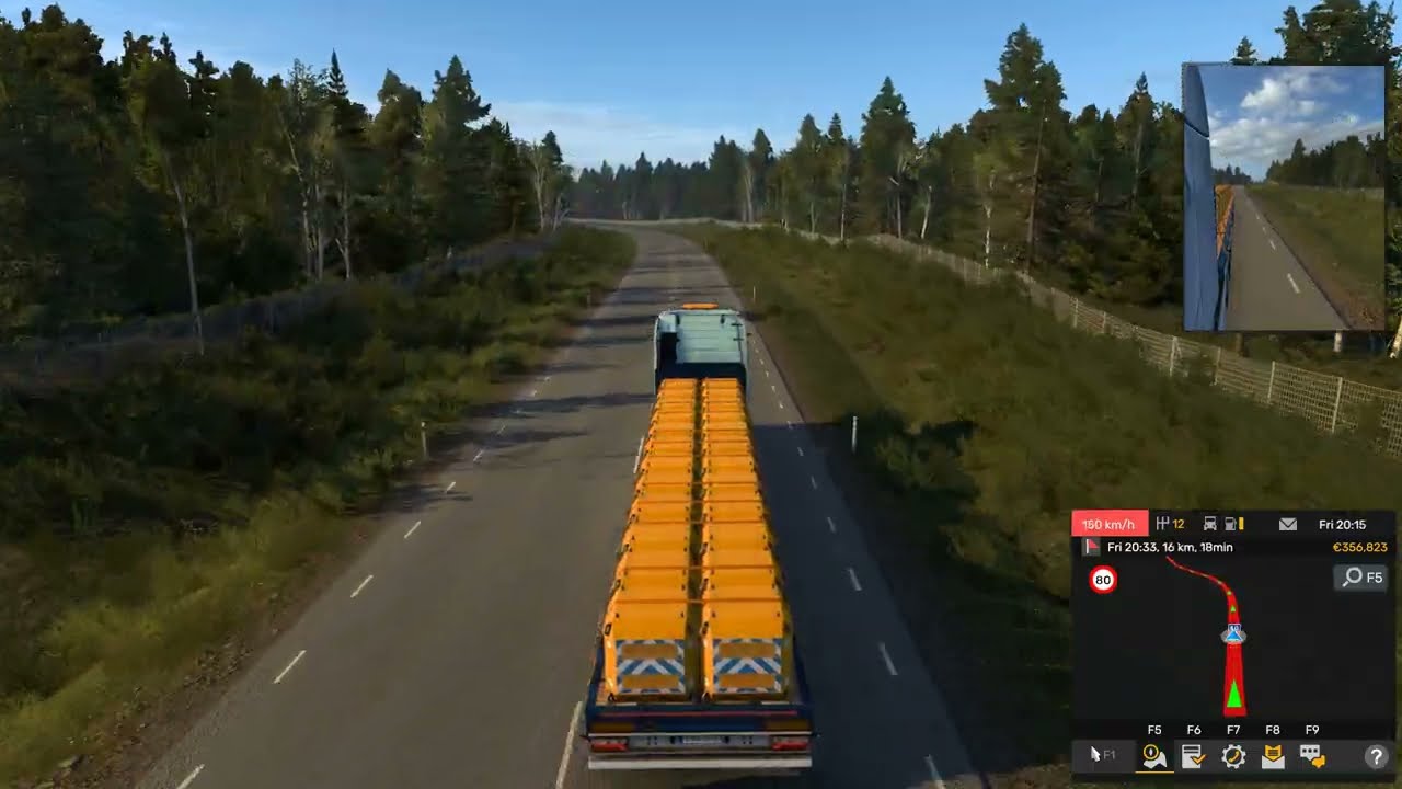 Stockholm - Borlänge | Powerpack JCB 1.25QE 12t | Volvo FH6 Aero | ETS 2 v1.57 Nordic Horizons #829