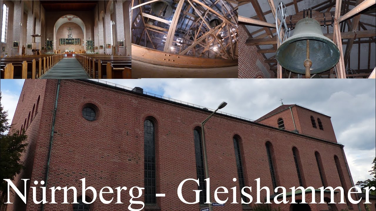 Nürnberg (N) Die fünf Glocken von Sankt Kunigund (Turmaufnahme)