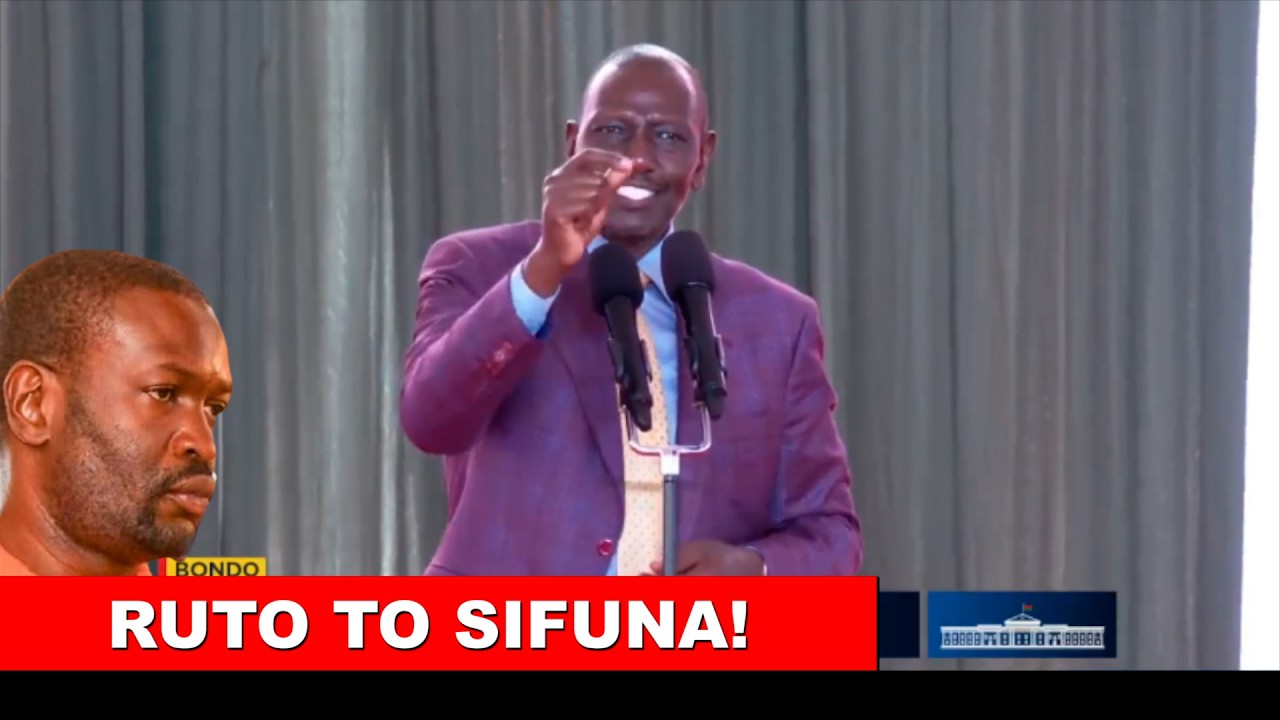 KIMEUMANA! Finally President Ruto warns Sifuna and James Orengo over 'Sisi Ndio Sifuna' Slogan!🔥
