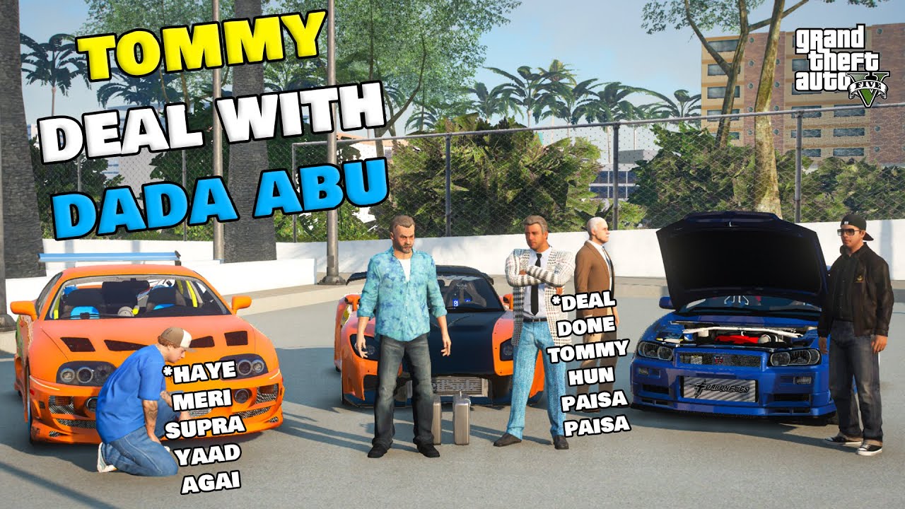 TOMMY WANTS A DEAL WITH DADA ABU | VICE CITY | Nissan GT-R r34 | GTA 5 Mods