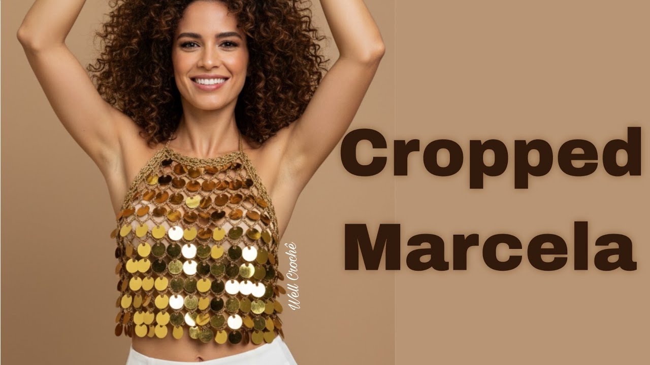Cropped em Crochê Marcela