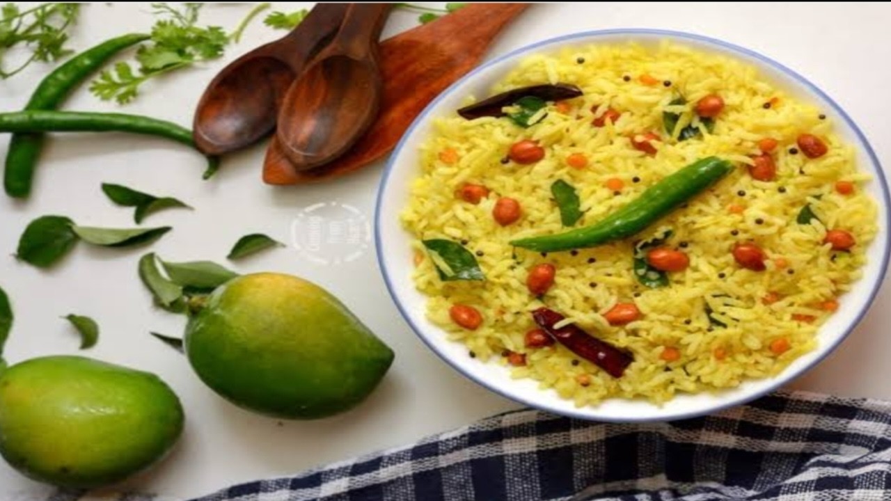 👉 ಮಾವಿನಕಾಯಿ ಚಿತ್ರಾನ್ನ ಮಾಡುವ |  Method to make mango rice 🥭🍚|