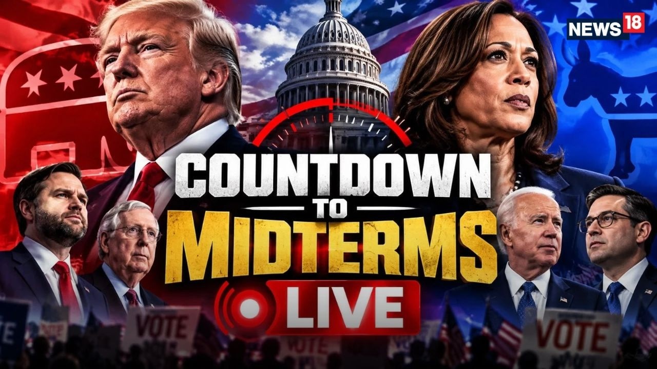US Midterms 2026 LIVE: Trump, GOP vs Democrats | Countdown To Midterms | Key Races | LIVE-N18G