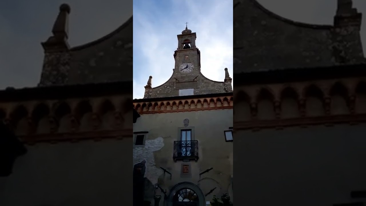 Montesenario. Bivigliano. Firenze. So attractive and beautiful view from top of the mountain.