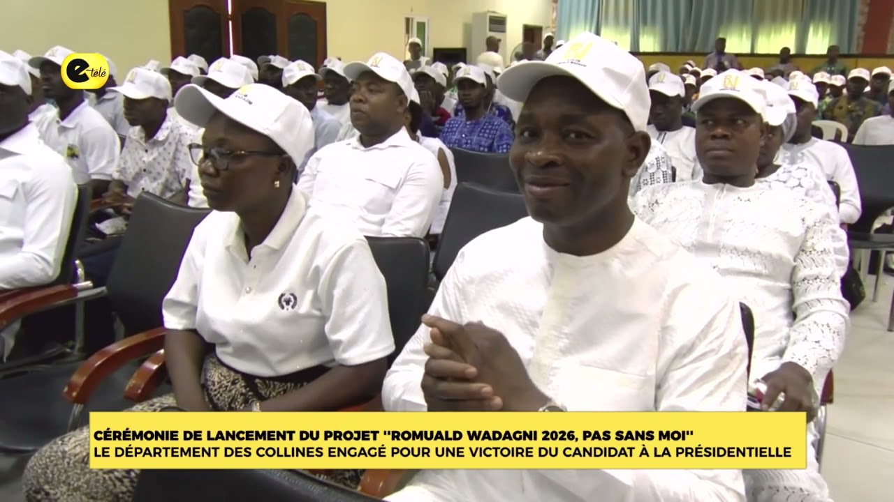 Lancement  du projet ROMUALD WADAGNI pas sans moi