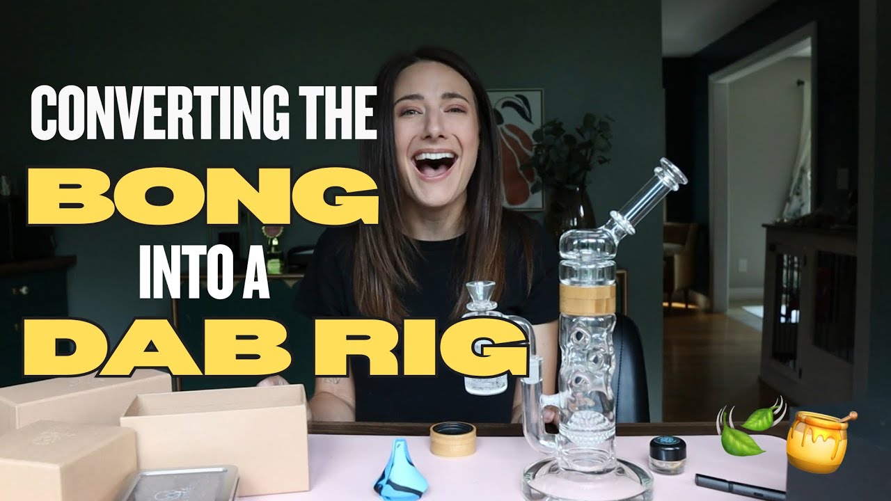 Converting a bong into a dab rig with @ChrissyHarlesss 