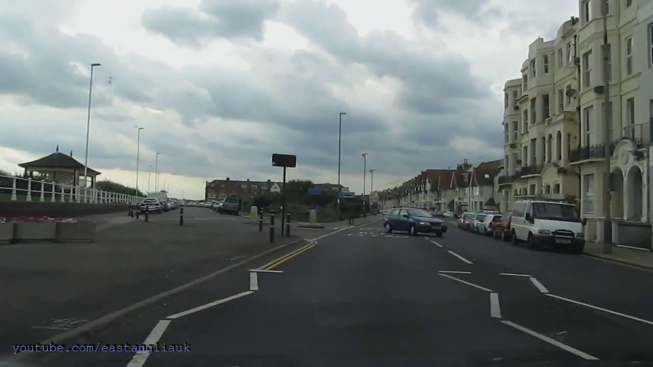 Driving From Hastings on way to St Leonards-on-Sea