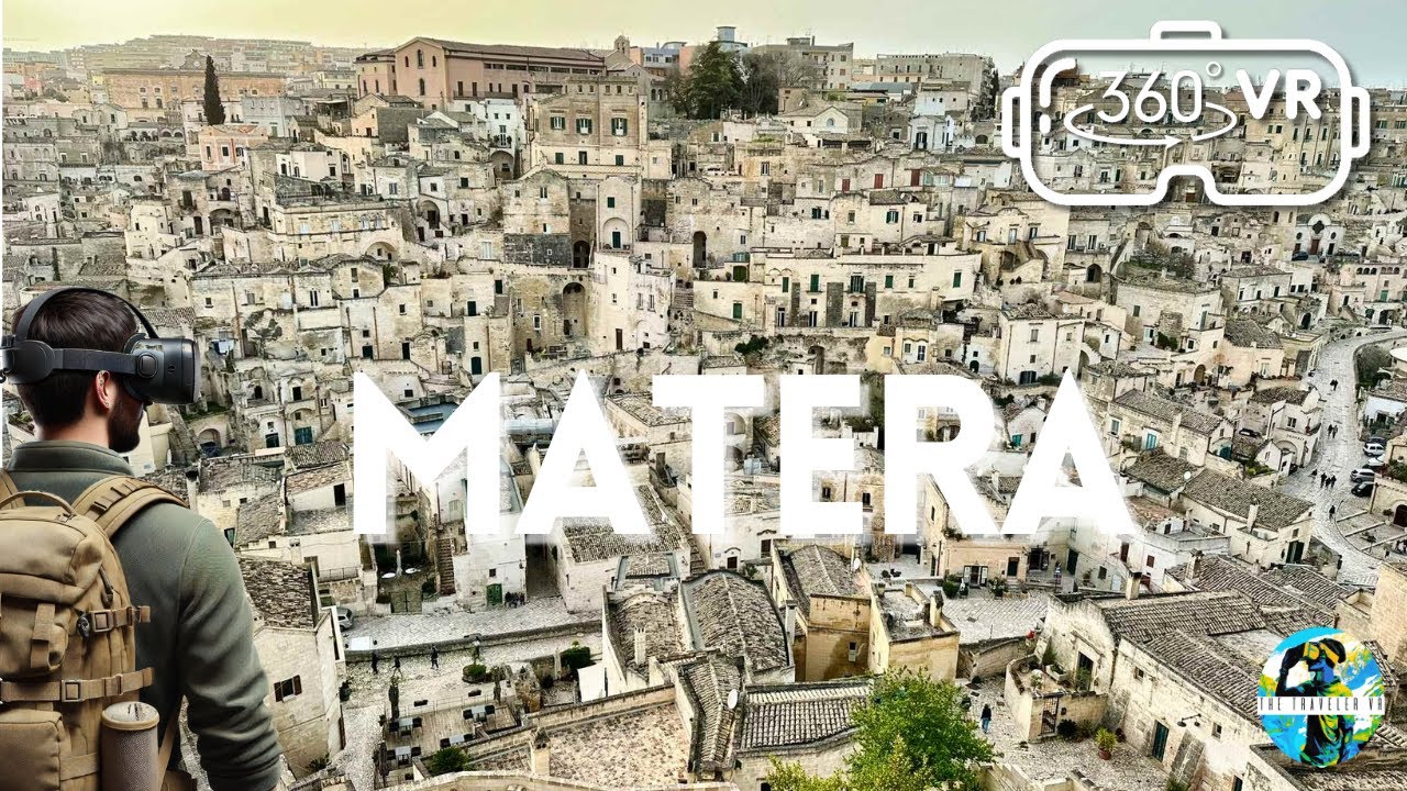 Matera Italy 🇮🇹 360° VR | The Sassi Cave Dwellings