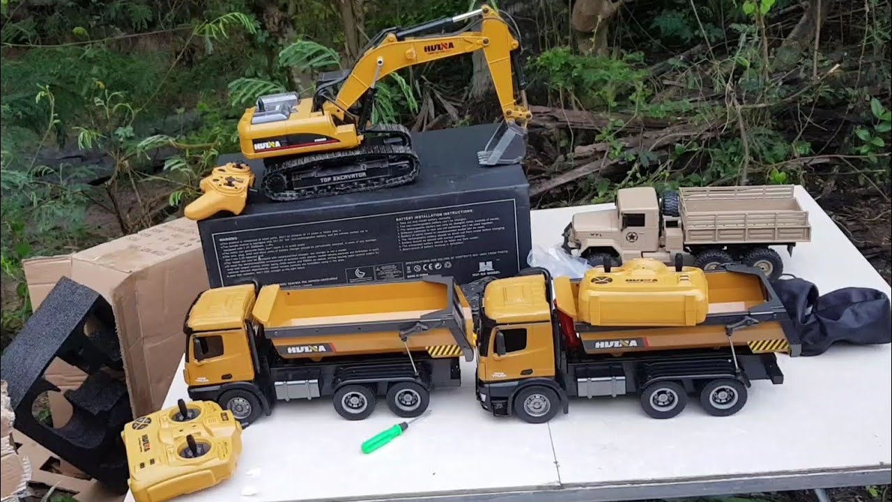 Huina 573 Dump Truck RC Unboxing