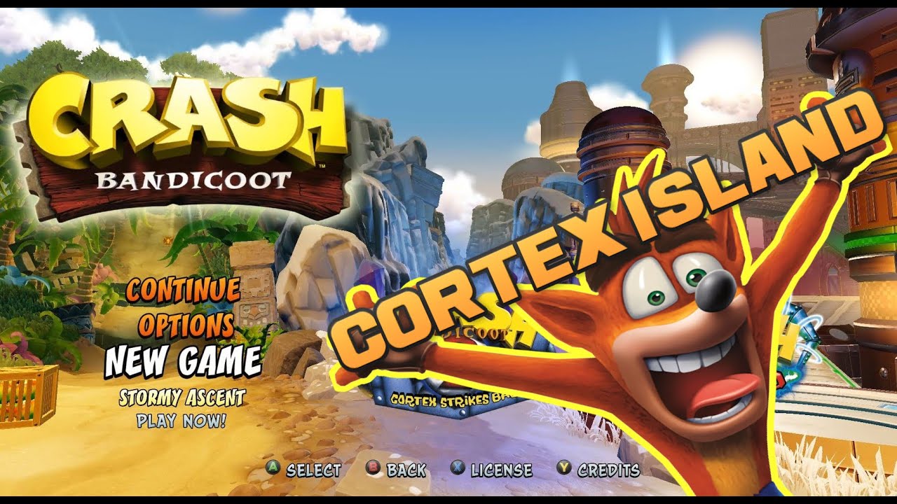Crash Bandicoot N. Sane Trilogy : Gameplay #3 - (Cortex Island)