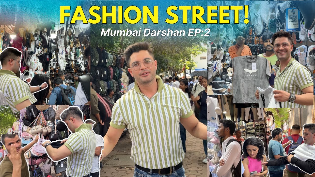 Exploring Mumbai&rsquo;s Fashion Street 📍| Cheapest Market & Trendy Clothes 😍 | EP:2 ✅