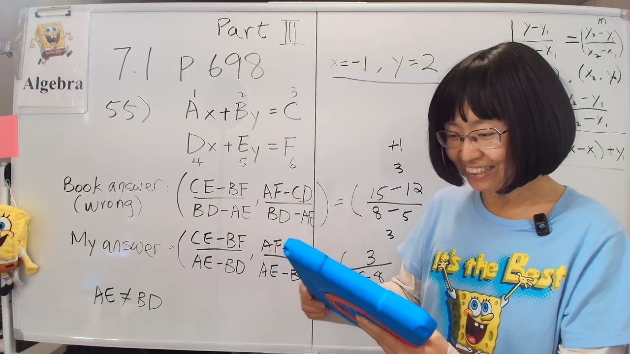 Algebra Chapter 7.1 Part 3 of 3 Systems of Linear Equations Two Variables Openstax textbook