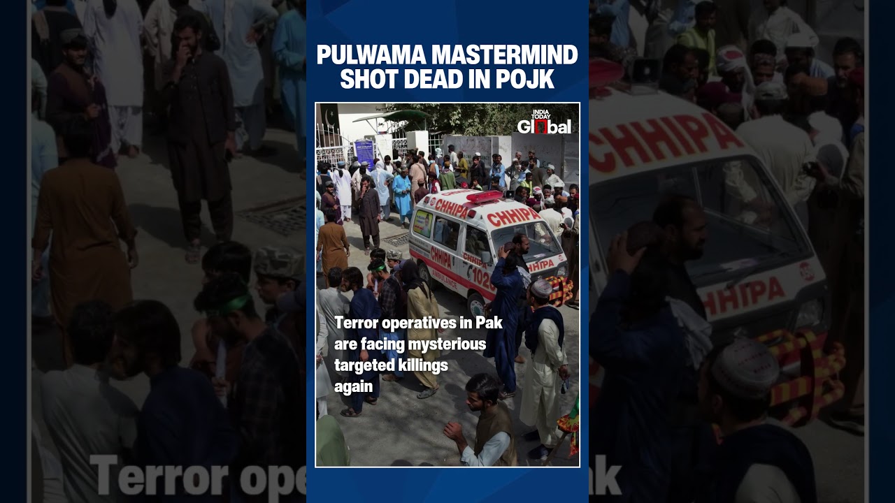 Pulwama Attack Mastermind Hamza Burhan Shot Dead In POK By Unknown Gunmen #pakistan #terrorism