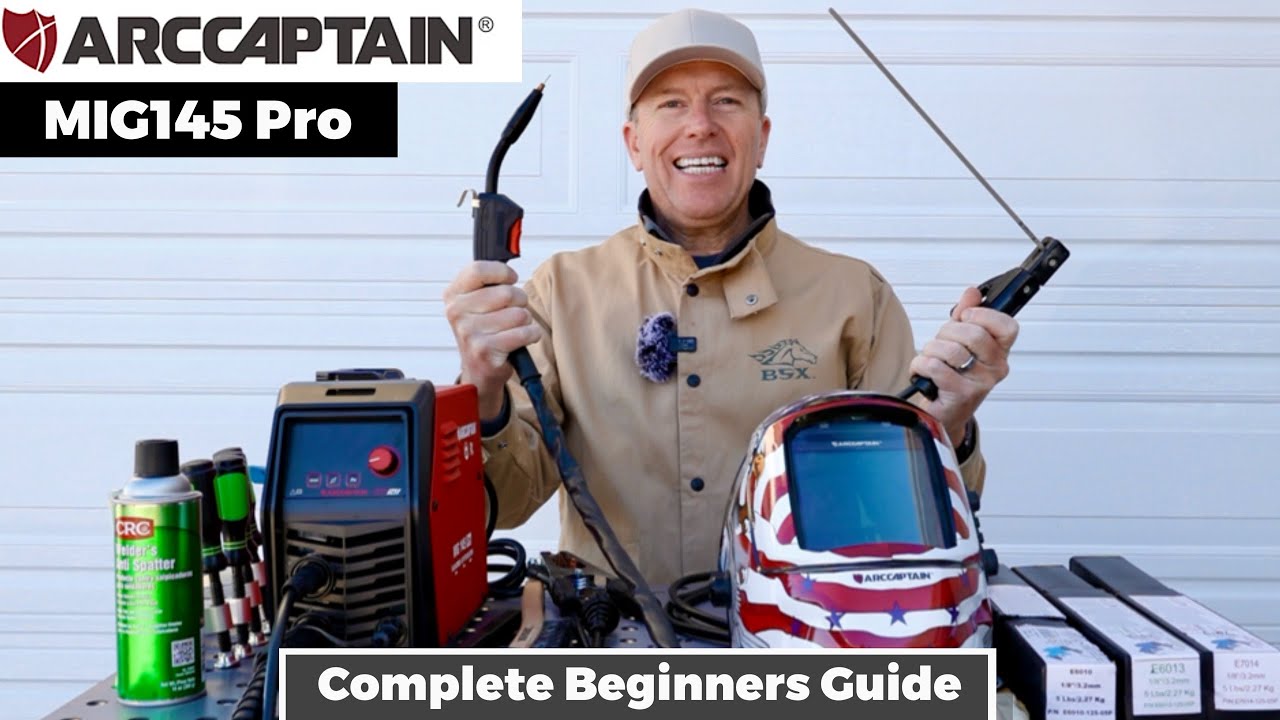ARCCAPTAIN MIG145 Pro - Complete Beginners Guide