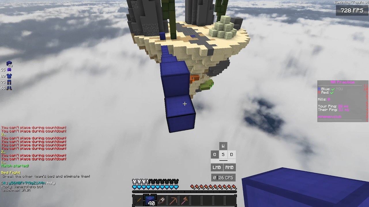 This is why you don't play bedwars anymore.