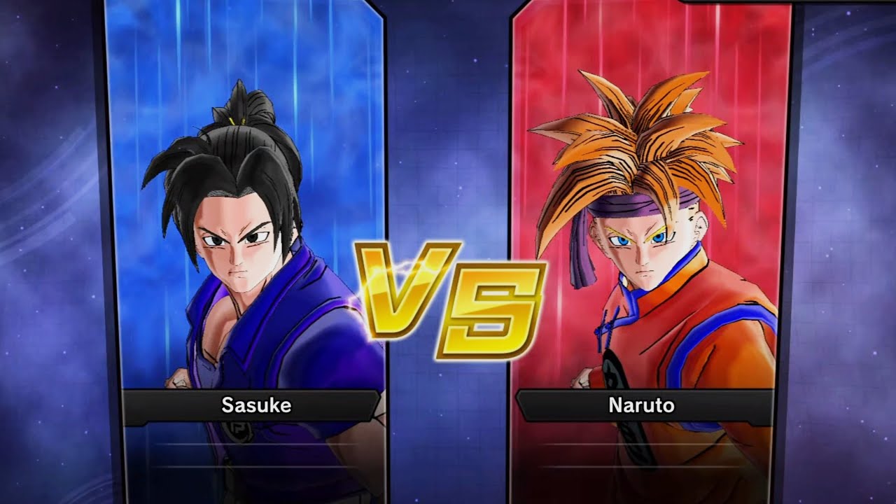 I created Naruto and Sasuke In Dragon ball xenoverse 2