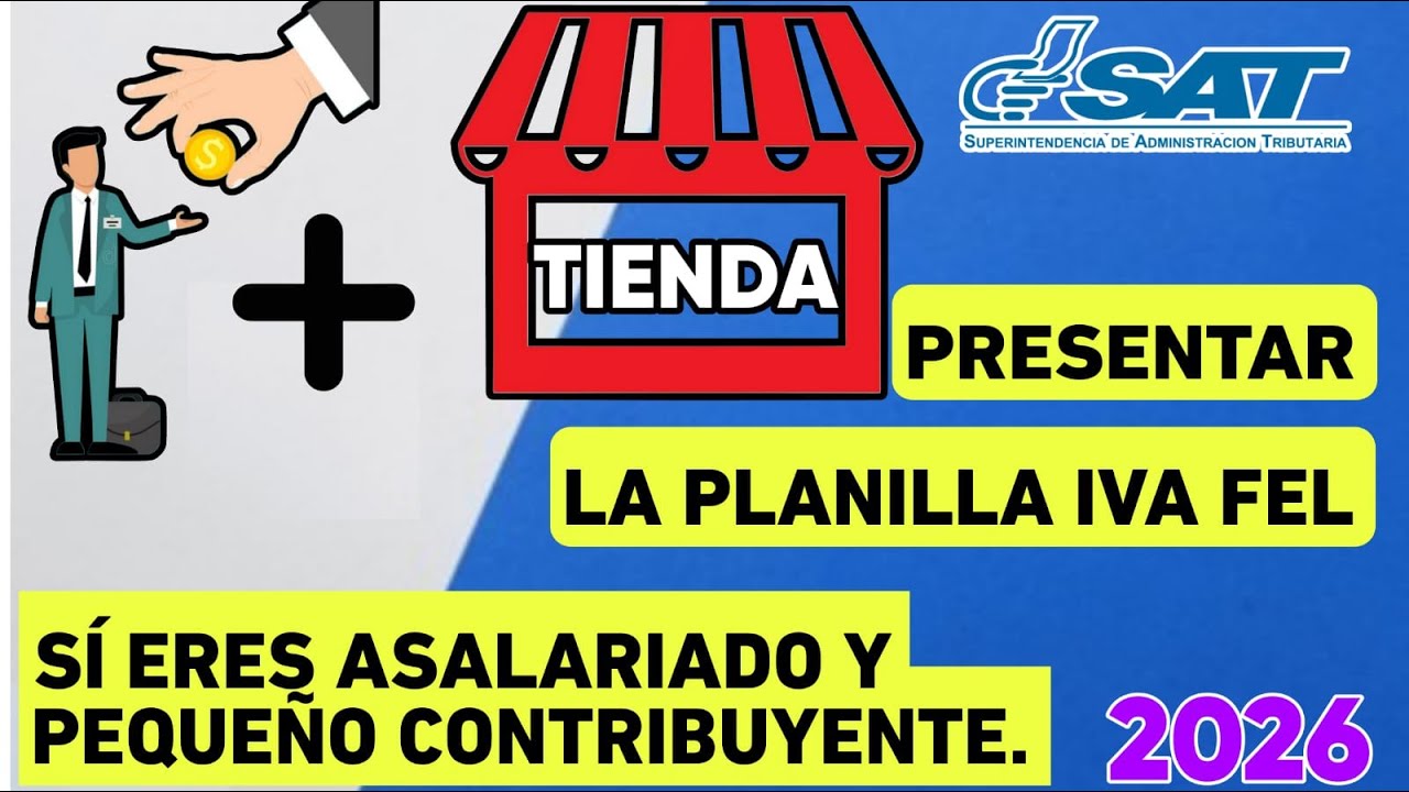 Puedo Presentar La Planilla IVA FEL S&iacute; Soy Peque&ntilde;o Contribuyente y Asalariado?