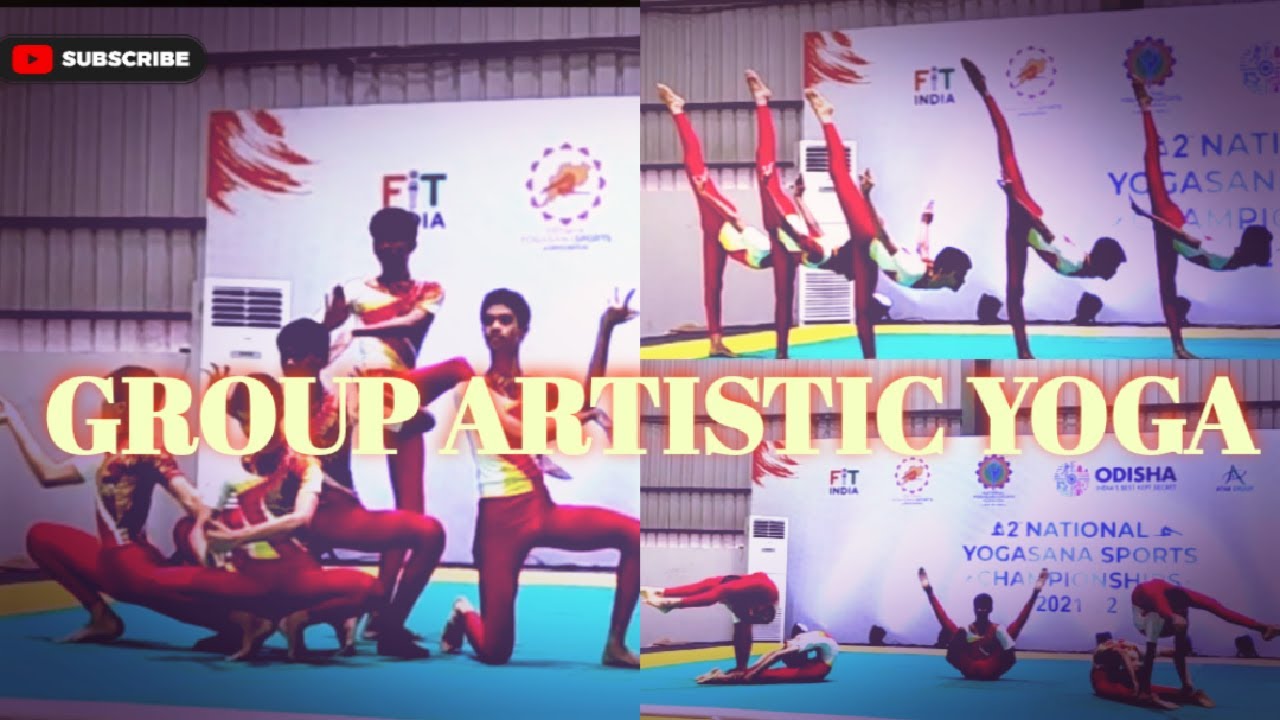Artistic Group Yoga 🥇 At NYSF National at BBSR