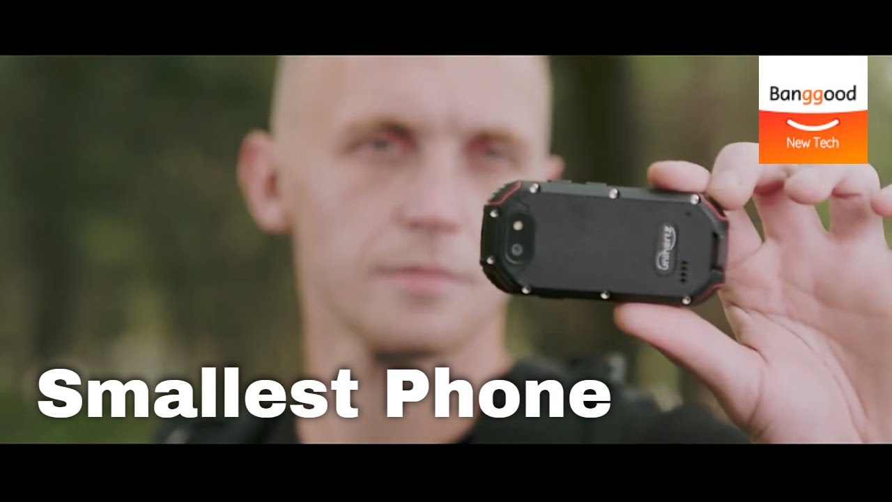 UNIHERTZ Atom 4G Smallest Phone丨IP68 Waterproof Phone - Banggood New Tech