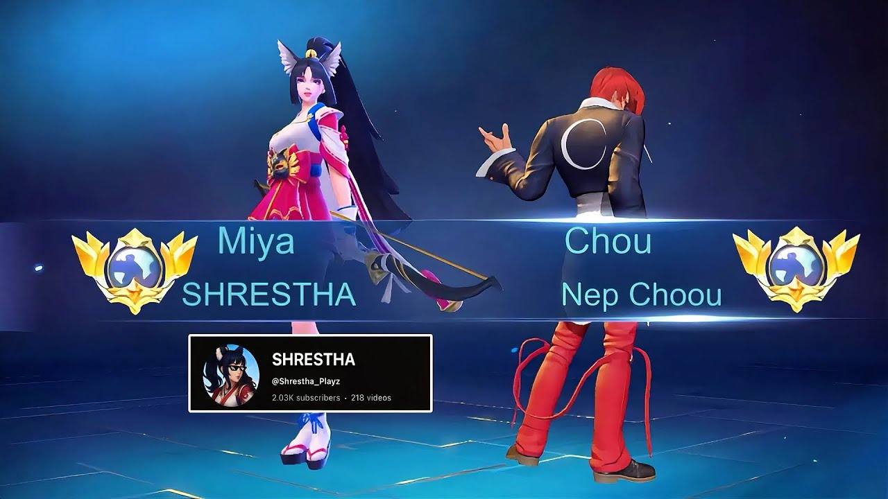 GLOBAL CHOU+GLOBAL MIYA BEST DUO INTENSE HIGH RANK GAMEPLAY!!