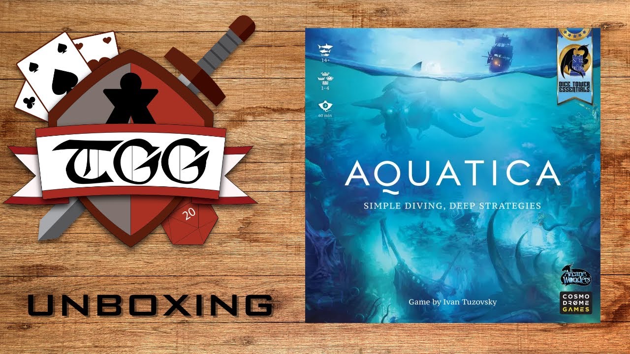 Aquatica Board Game Unboxing