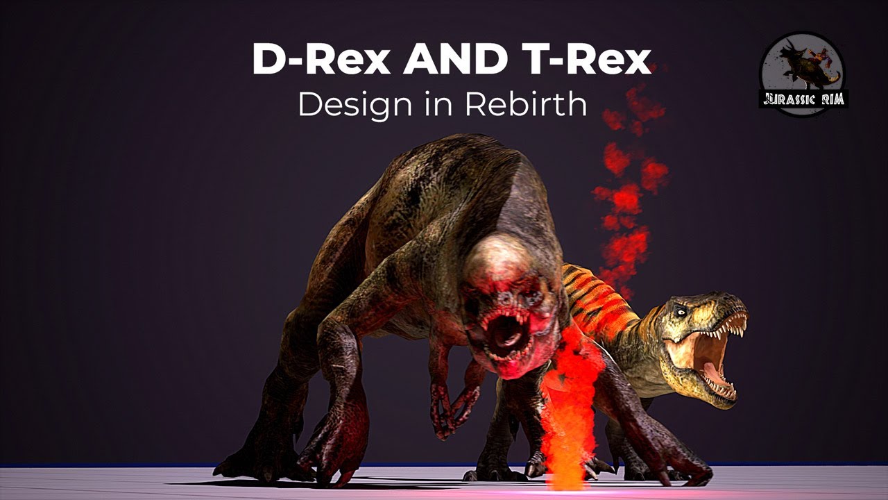D-Rex vs T-Rex Designs | Animation Showcase