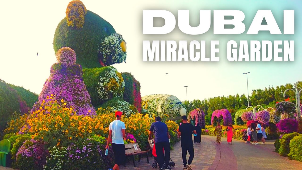 [4K] 🇦🇪DUBAI MIRACLE GARDEN #2022 | NEVER SEEN BEFORE FLOWER STRUCTURE | DUBAI ATTRACTION