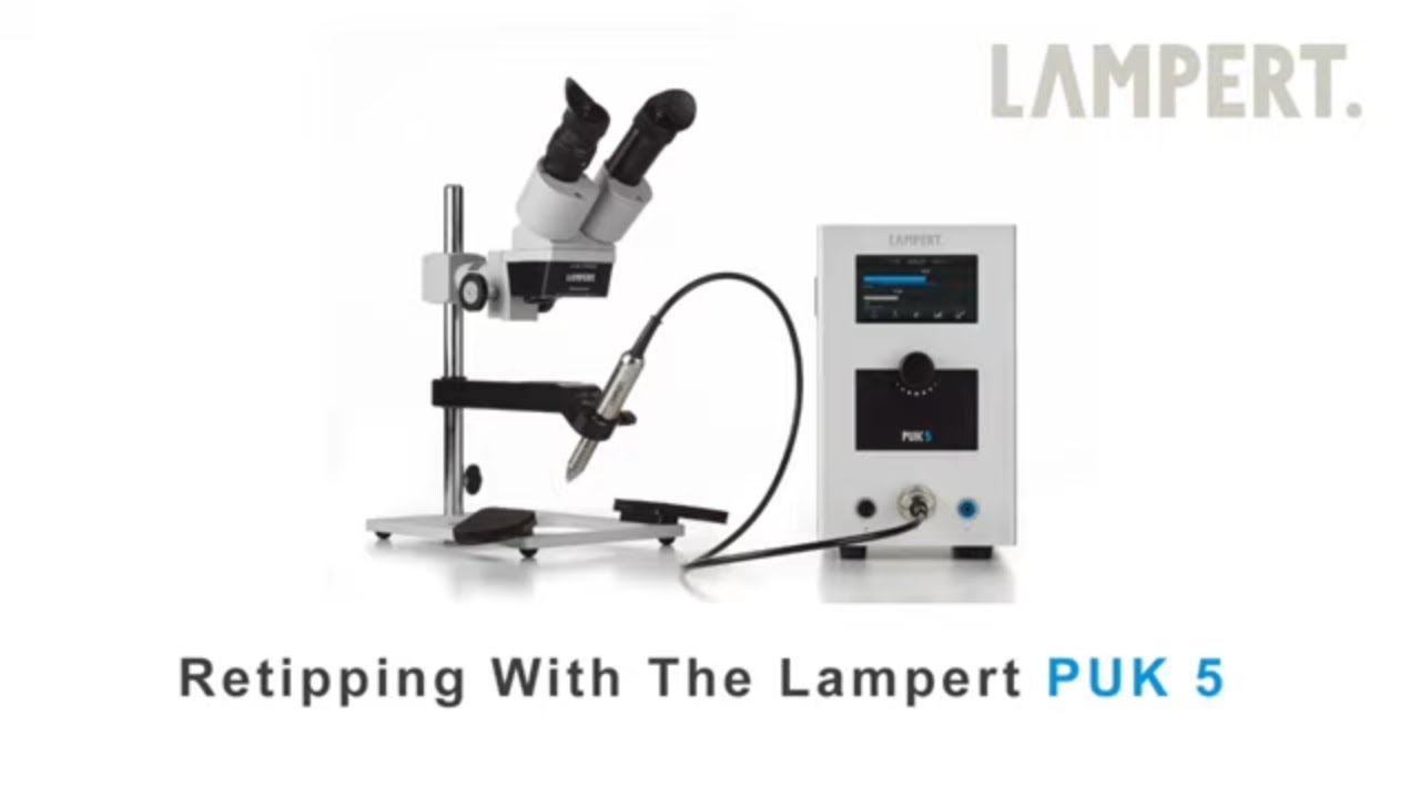 Lampert PUK5 - Replacing a New Claw on a Sapphire and Diamond Cluster Ring