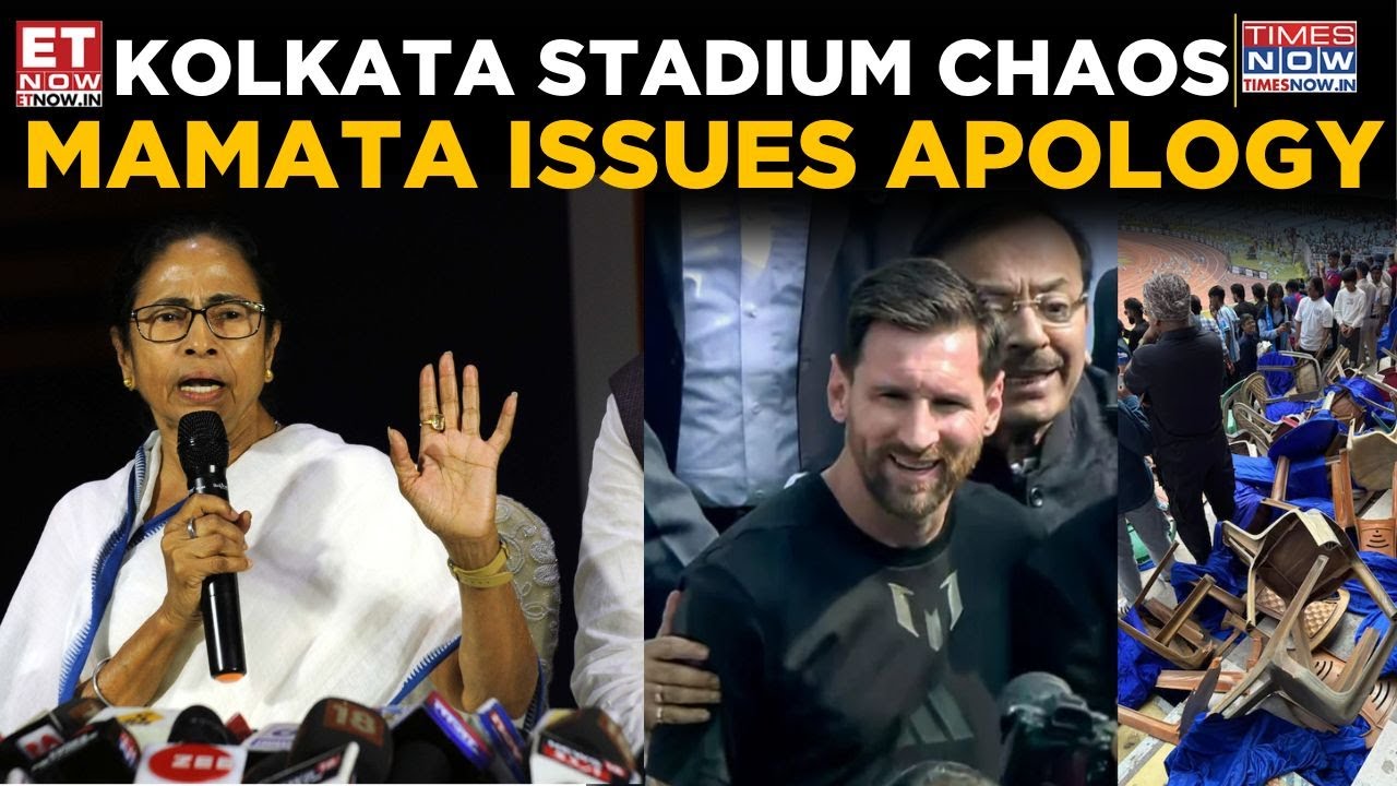 Bengal CM Mamata Banerjee's Public Apology To Messi, Fans After Kolkata Event Chaos | Breaking News
