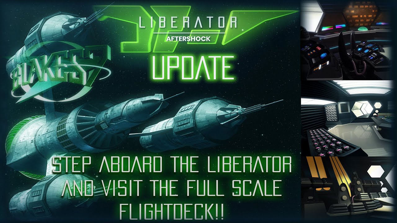 Blake's 7- Stepping onboard the liberator.