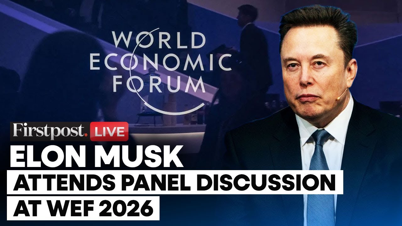 WEF Davos 2026 LIVE: Elon Musk Participates in a Panel Discussion at the World Economic Forum | N18G