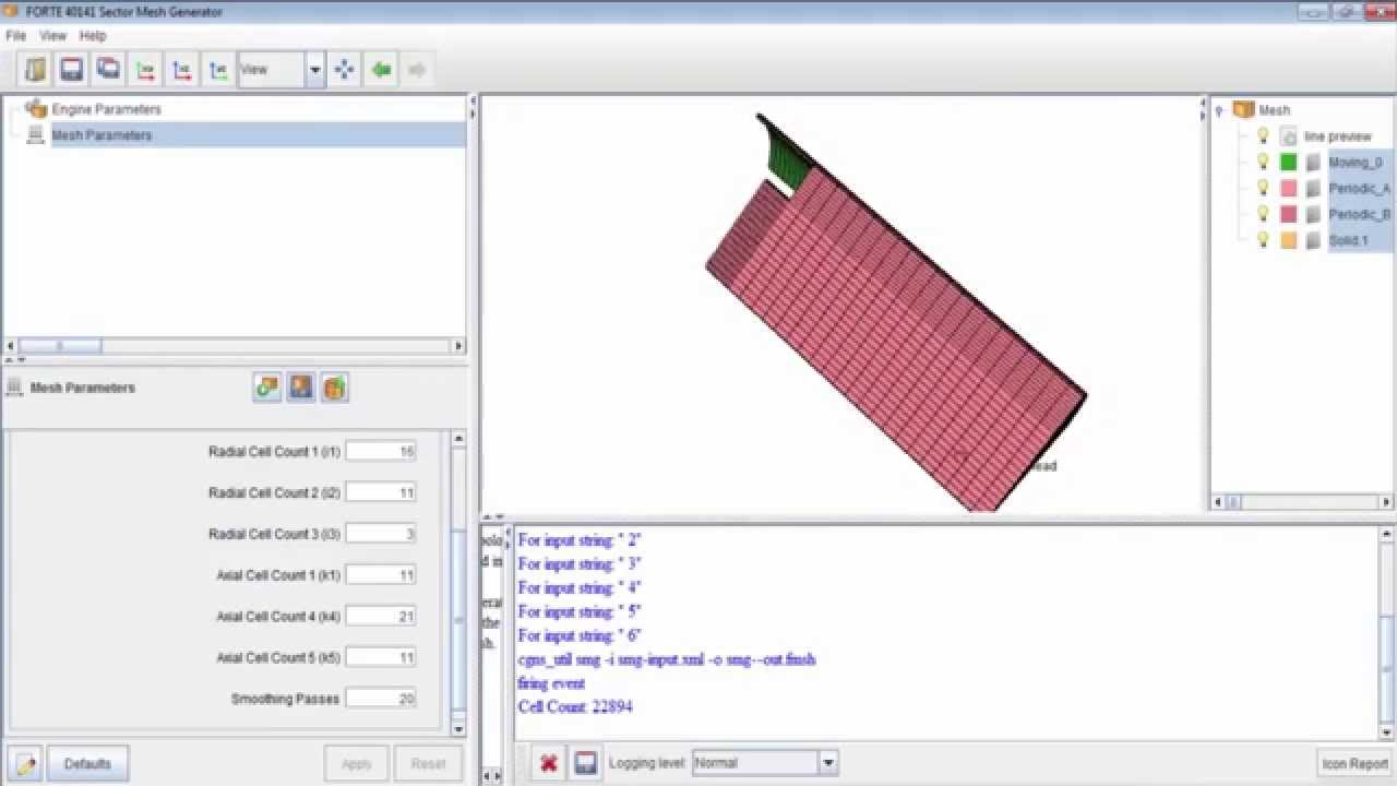 Video Tutorial: Sector Mesh in ANSYS Forte
