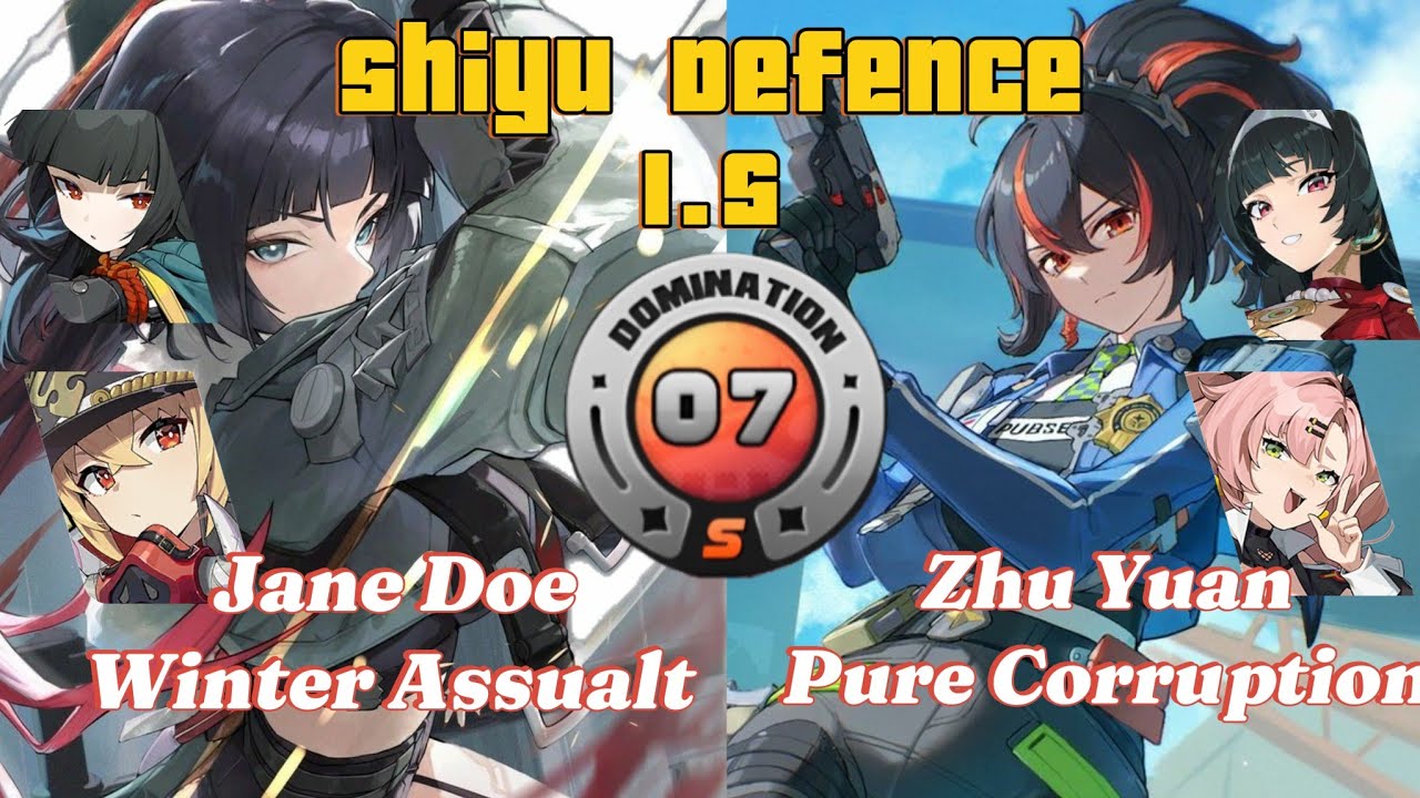 Shiyu Defence M0 Jane Doe Winter Assualt & M0 Xhu Yuan Pure Corruption | Zenless Zone Zero