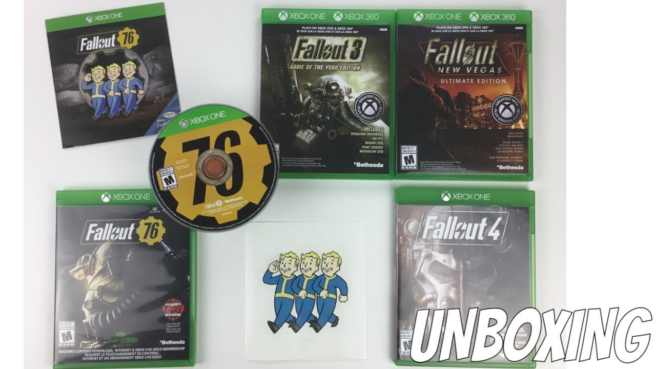 FALLOUT 76 UNBOXING