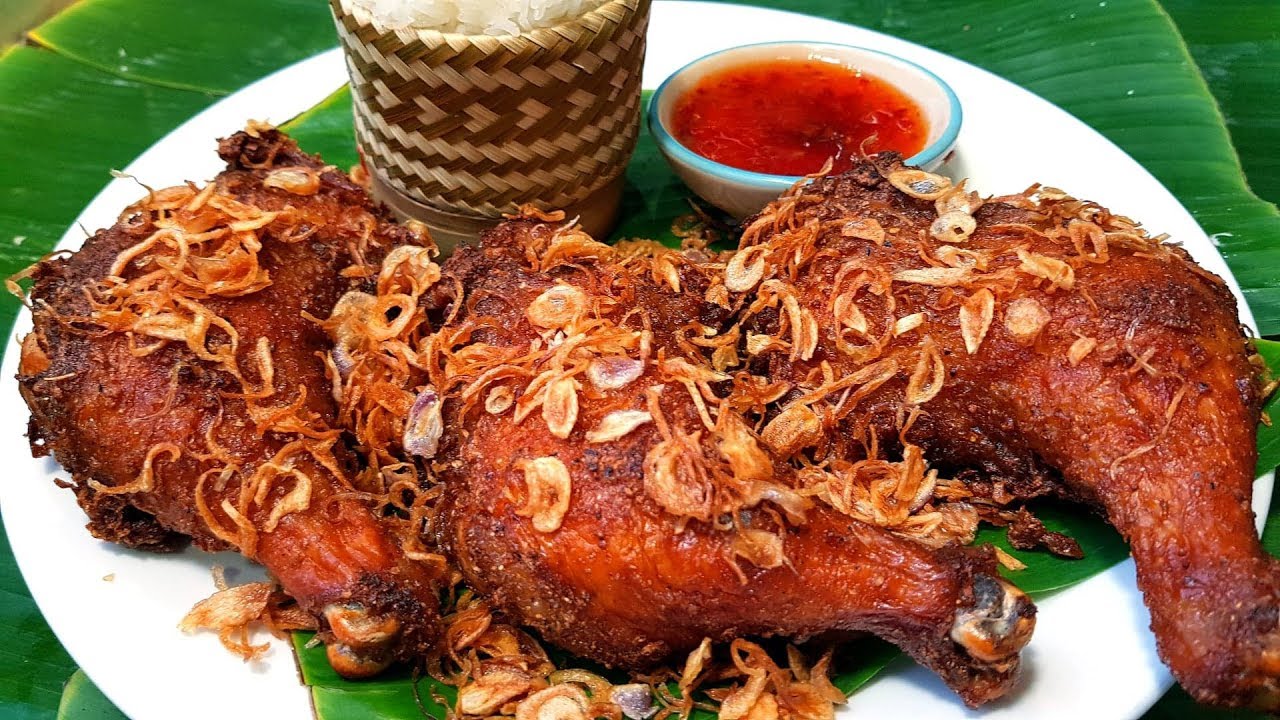 กับข้าวกับปลาโอ 621 : ไก่ทอดหาดใหญ่ สูตรแป้งบาง หนังกรอบ  Hat Yai Fried Chicken