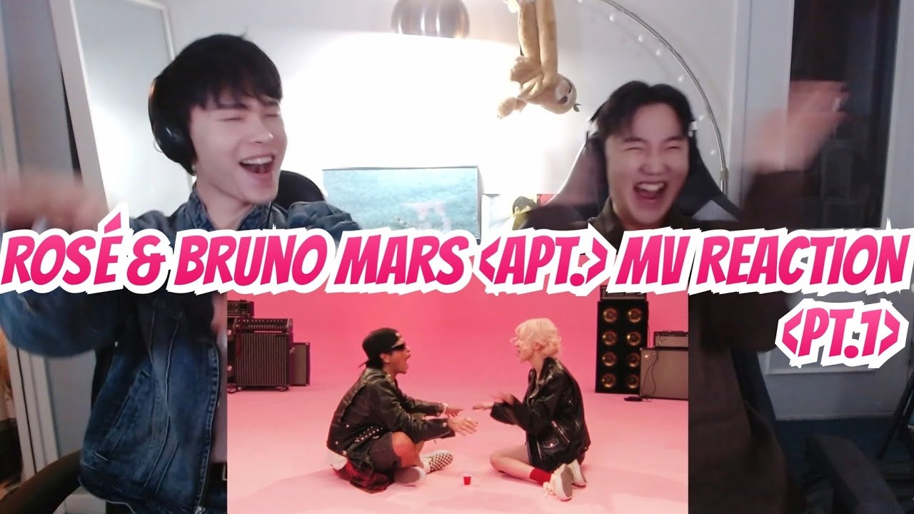 [ENG] ROSÉ & Bruno Mars [APT.] MV REACTION (PT.1) | 로제 & 브루노 마스 [아파트] 뮤비 리액션 (파트 1)