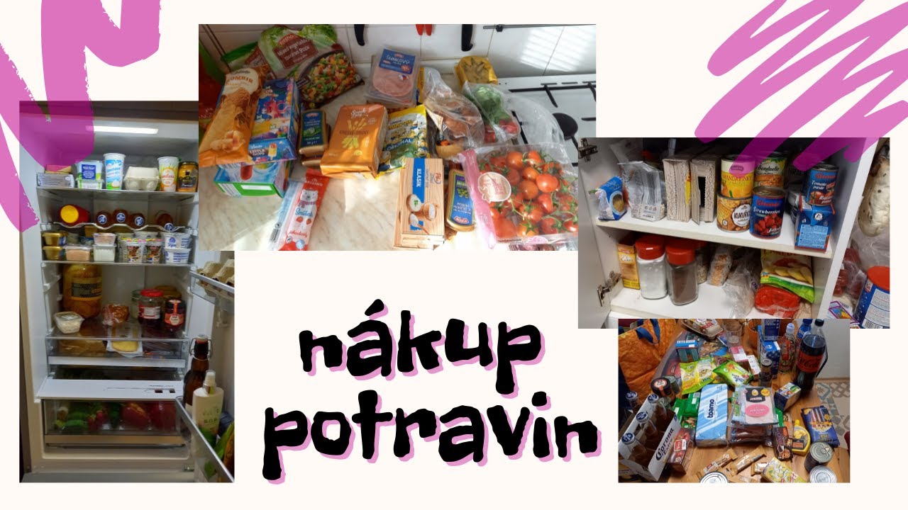 Co nakupujeme za potraviny, aneb náš velký nákup na celý měsíc