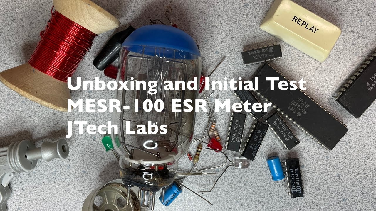 Unboxing and Initial Test MESR-100 ESR Meter