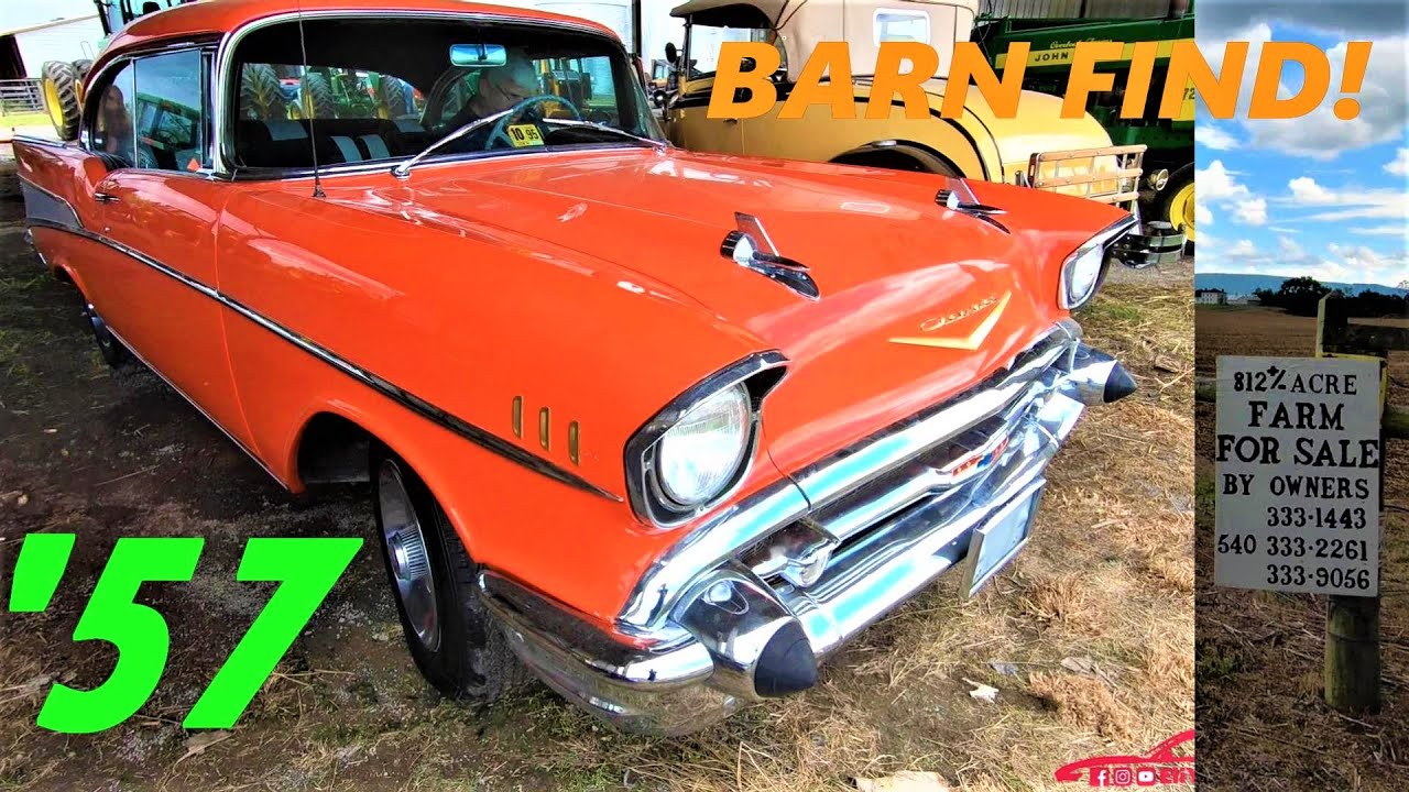 1957 Chevy Barn Find -  Hasn't Been Started in 25 YEARS!