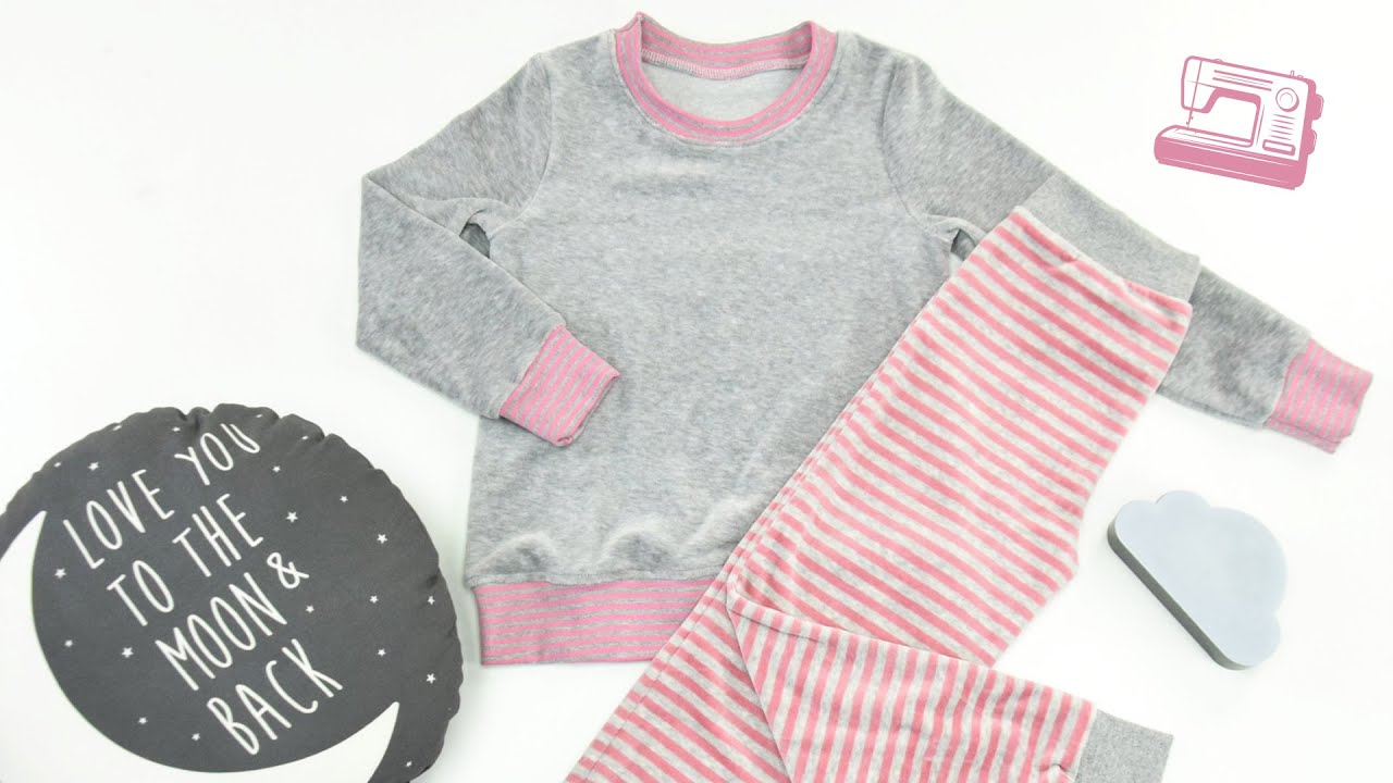 KINDERSCHLAFANZUG nähen ♥