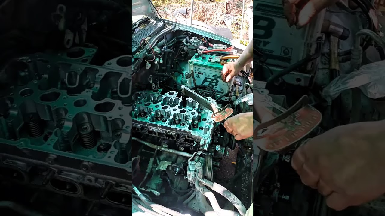 ประกอบฝาสูบมิตซูบิชิไทรทัน4D56คอมมอนเรลตอนที่1